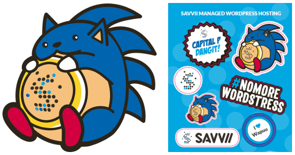 Wapuu and savvii swag stickers