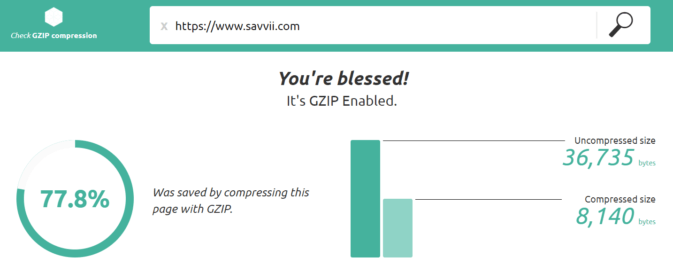 Besparingen met Gzip